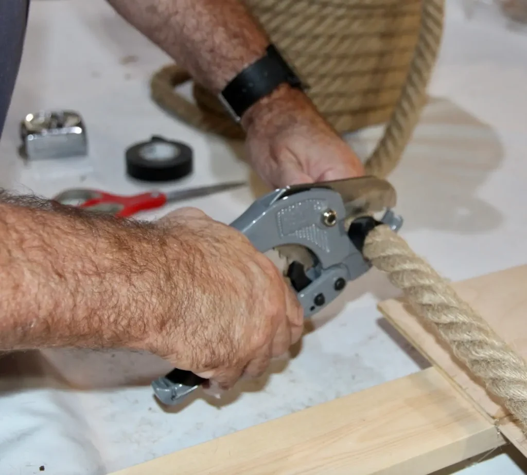 DIY Rope Accent Wall