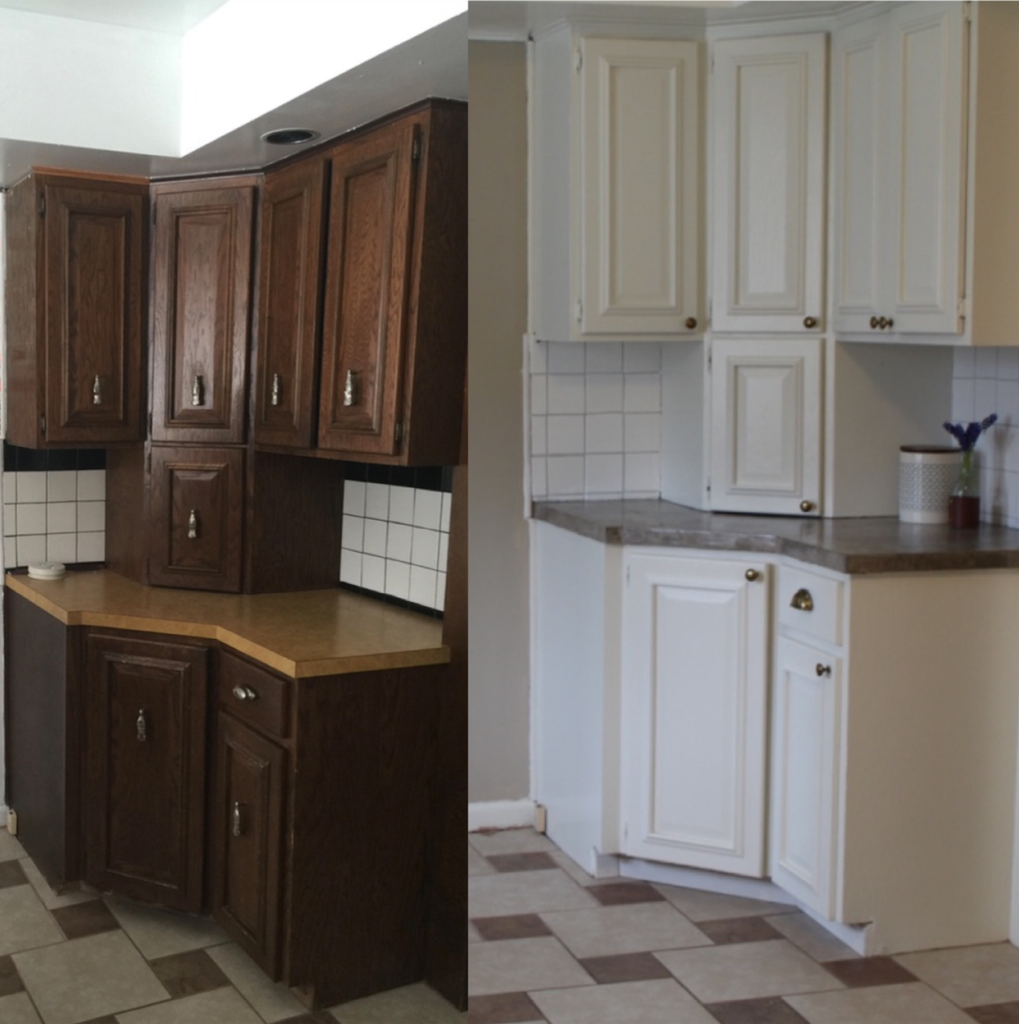Updating the kitchen in our rental property for less than 500.00. A