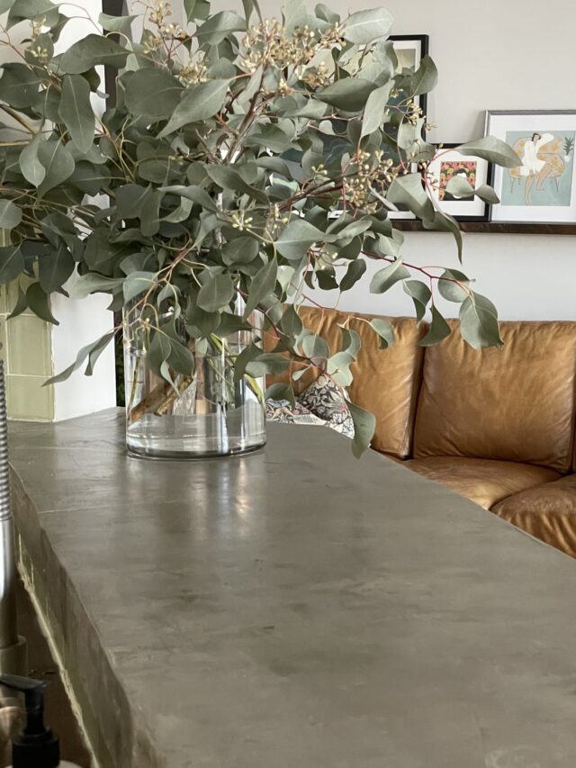 How to DIY a Concrete Bar Top - In a weekend! - A Life Unfolding