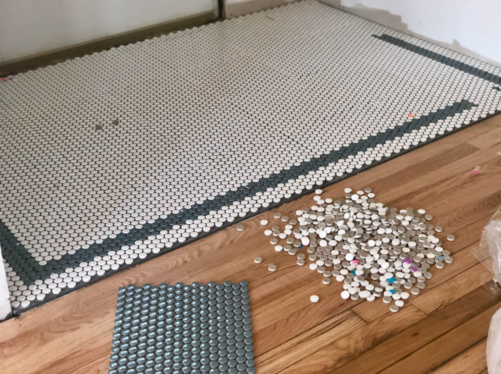 Penny Tile With Typography - A Life Unfolding