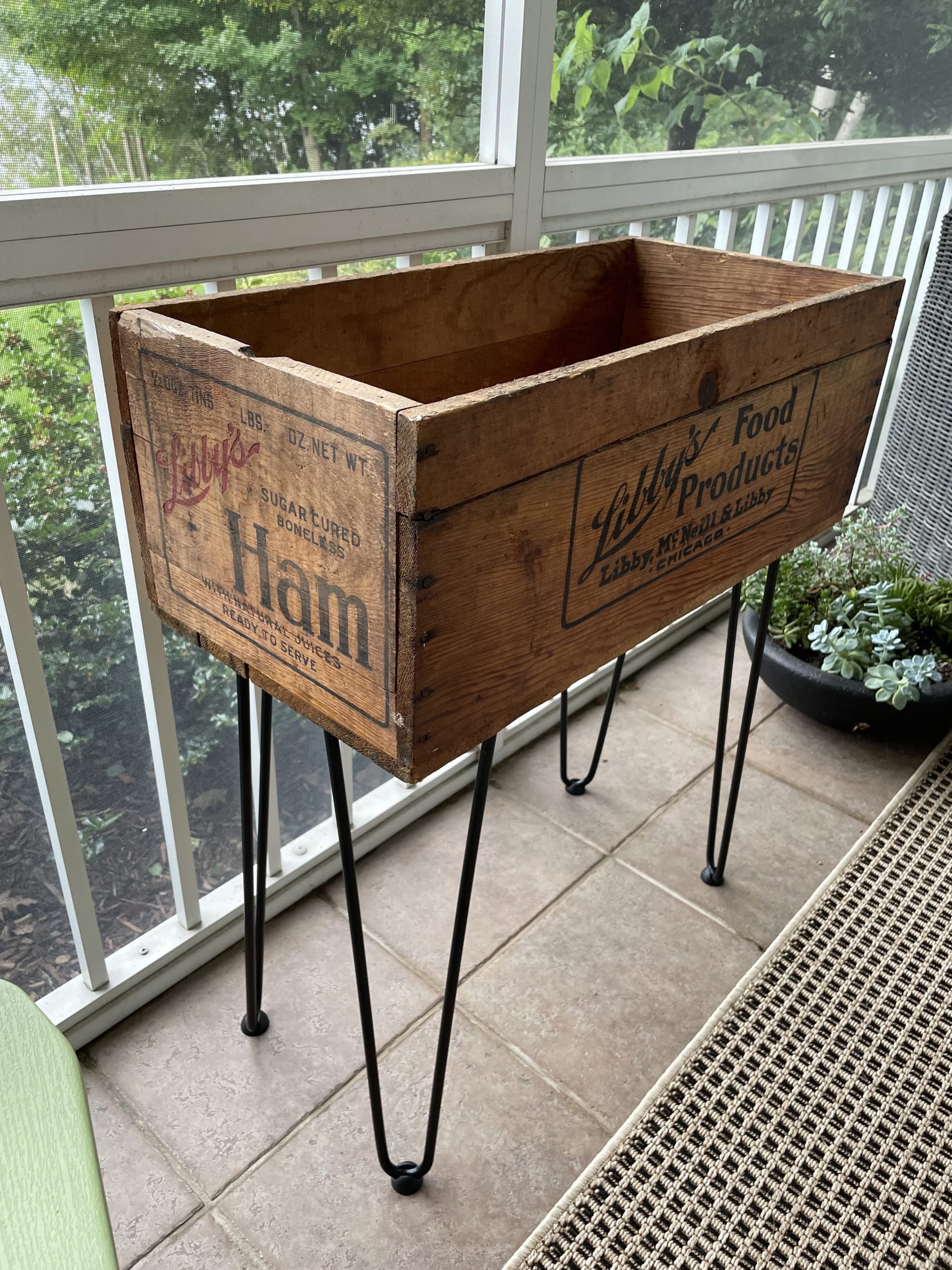 Vintage Crate to Modern Plant Stand A Life Unfolding