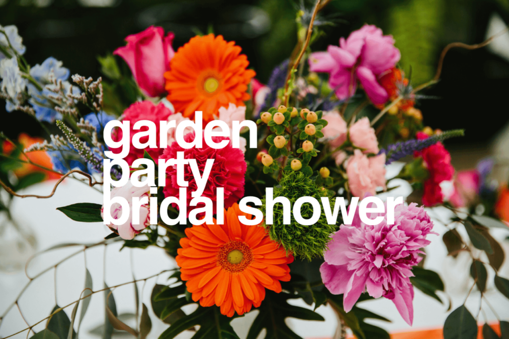 Brightly colored Flowers for a Garden Party