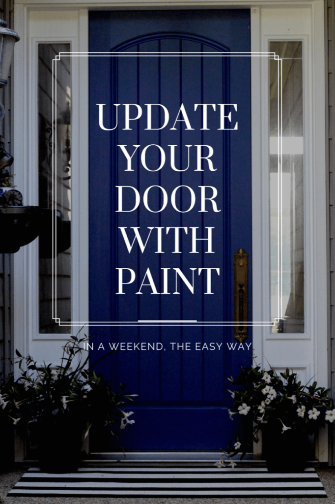 Pin image- Updating your front door with paint.