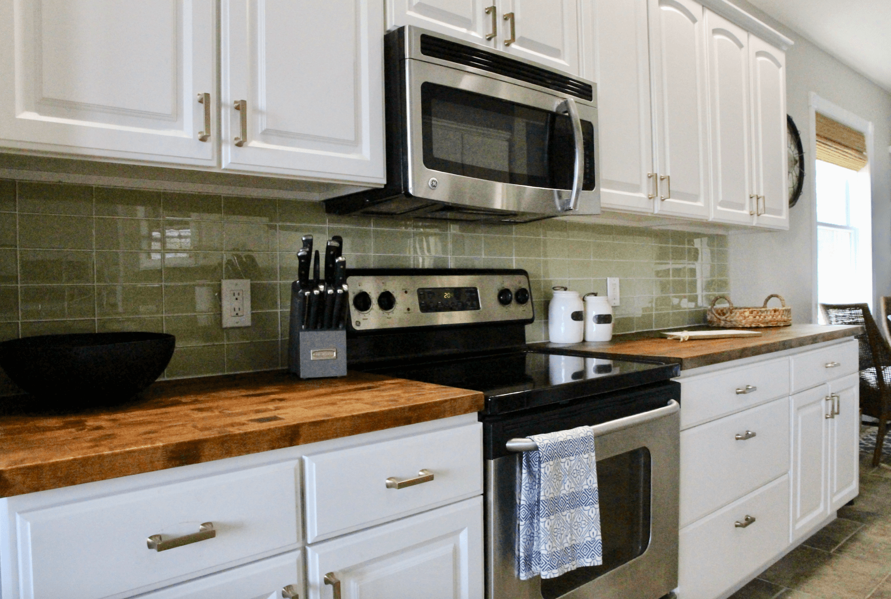 Staining My Butcher Block Counters A Life Unfolding   Kitchen Reno With Butcher Block Counters 