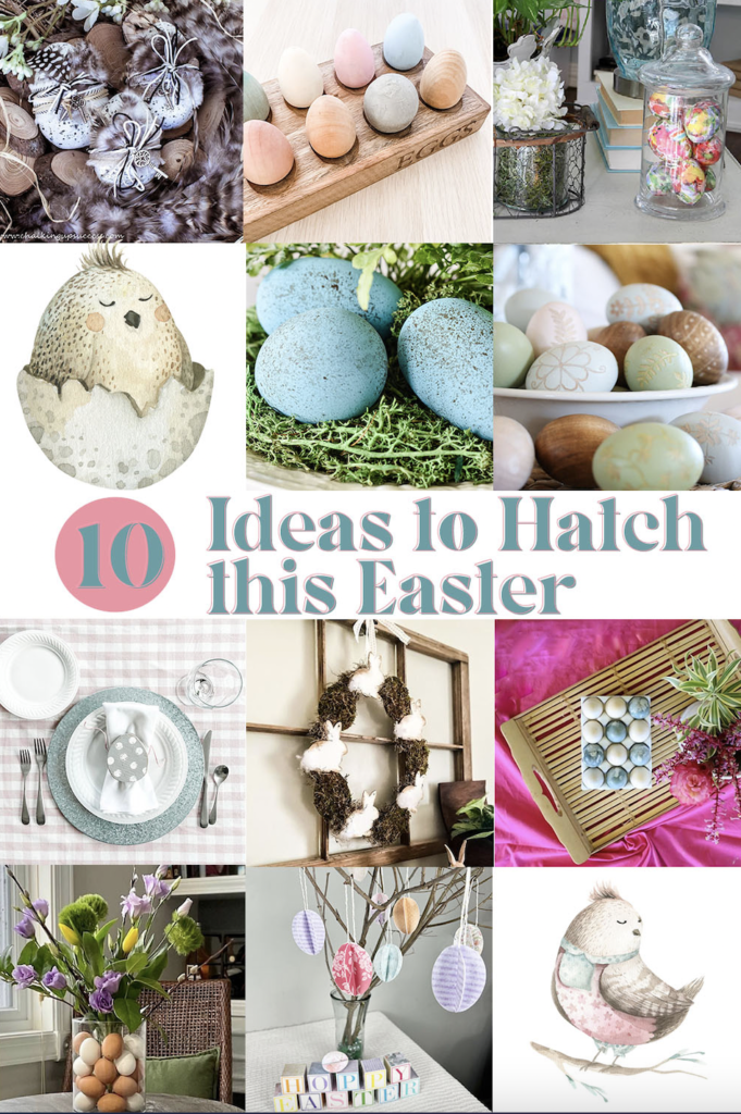 10 Ideas to Hatch this Easter All things Easter eggs, Paper Eggs, Wooden Eggs, Eggs as napkin holders. See Ten Amazing Easter egg Projects.