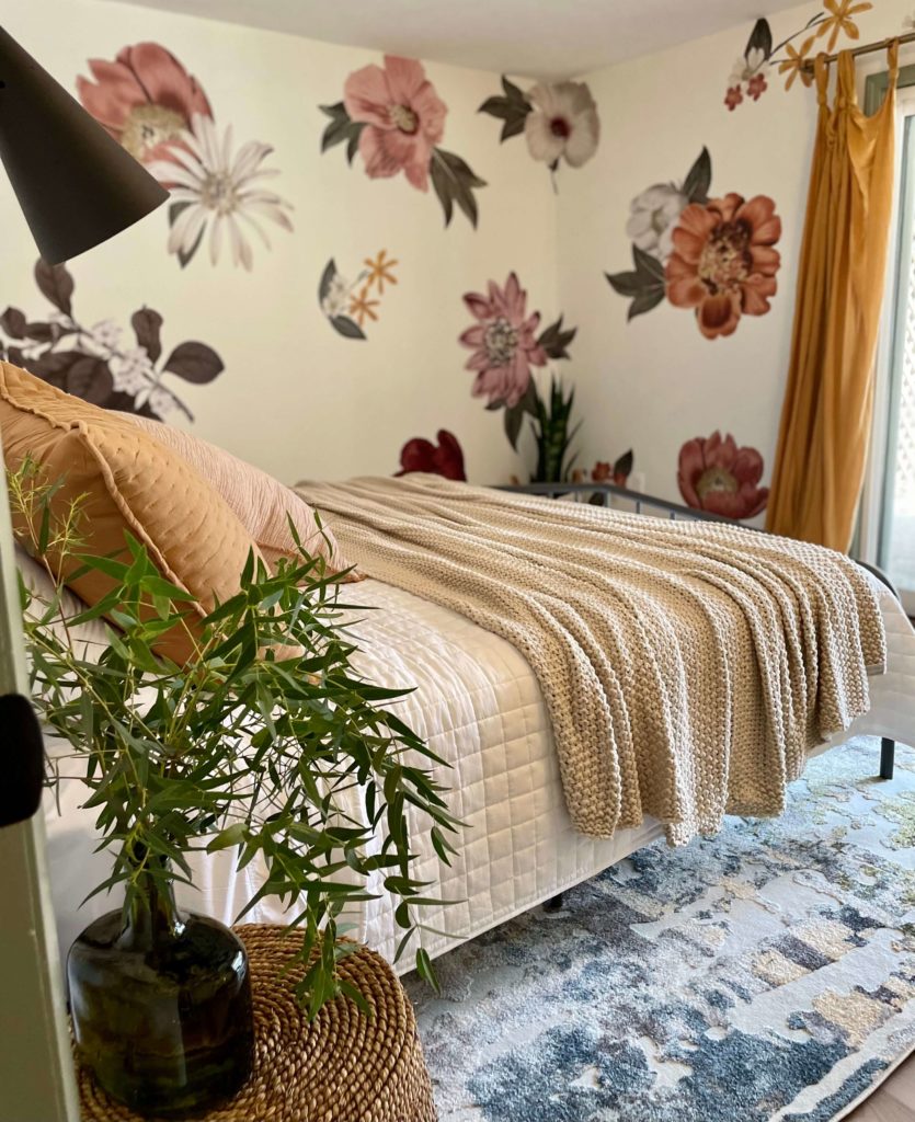 Bedroom Refresh with textured bedding