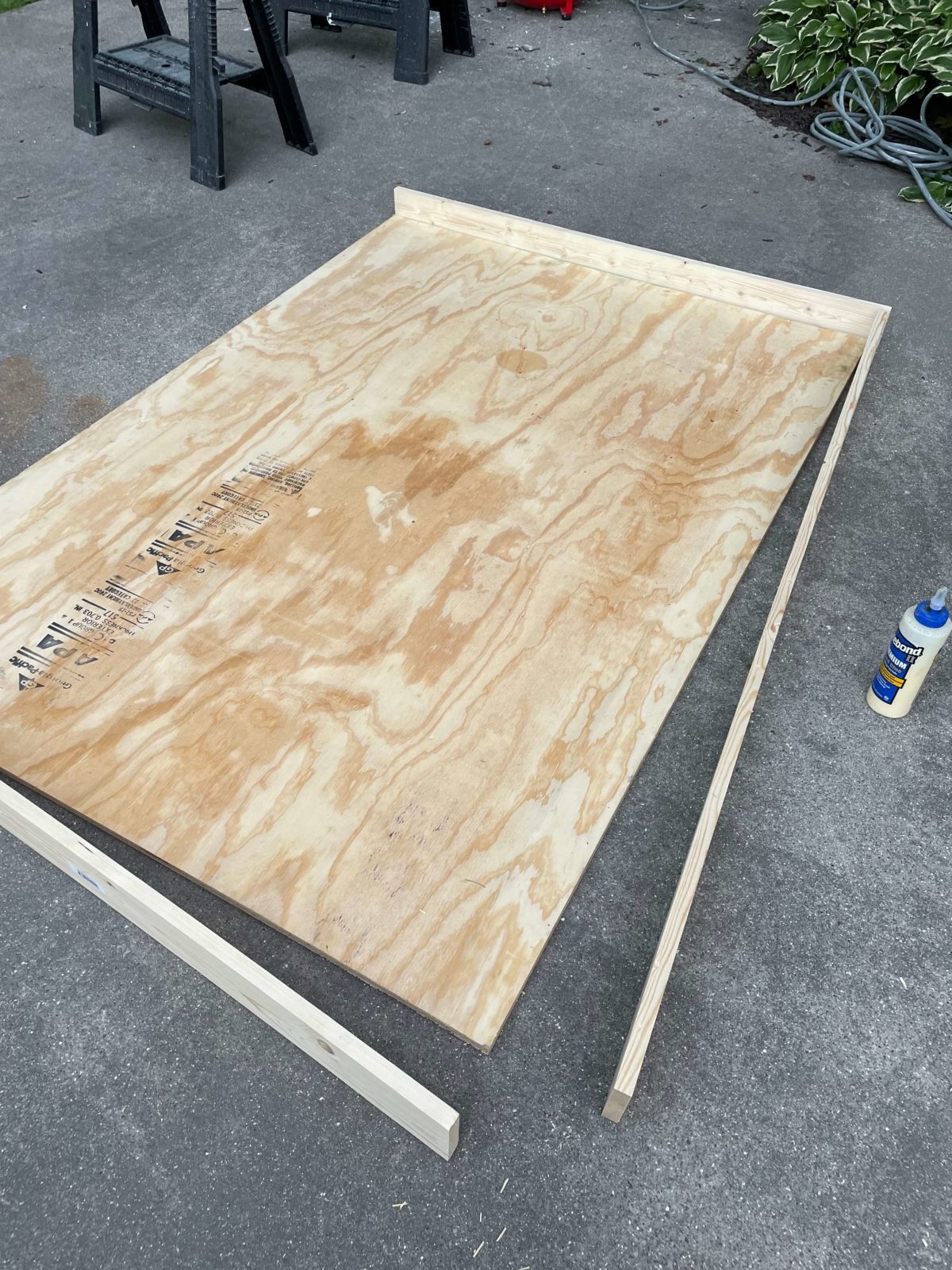 DIY Headboard from Plywood A Life Unfolding