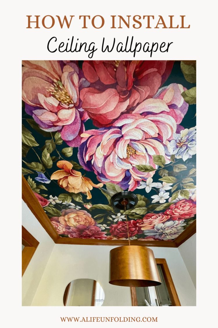 Wallpapering a Ceiling with Photowall A Life Unfolding