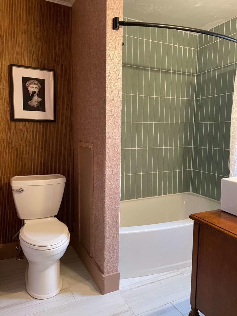 Renovated bathroom reveal.