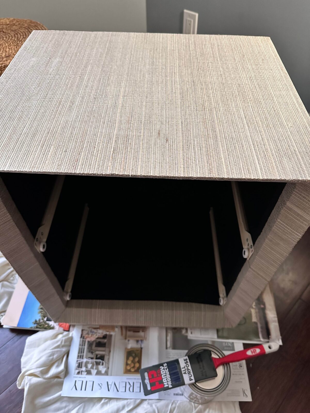 Yes, You Can Paint Grasscloth Furniture! A Life Unfolding