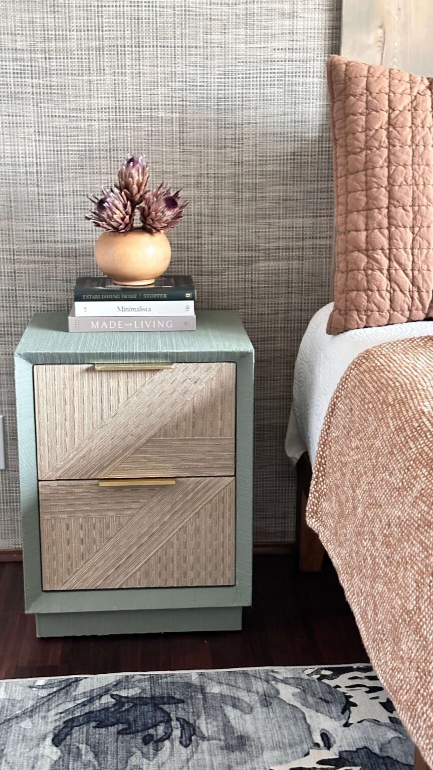 Yes, You Can Paint Grasscloth Furniture! A Life Unfolding