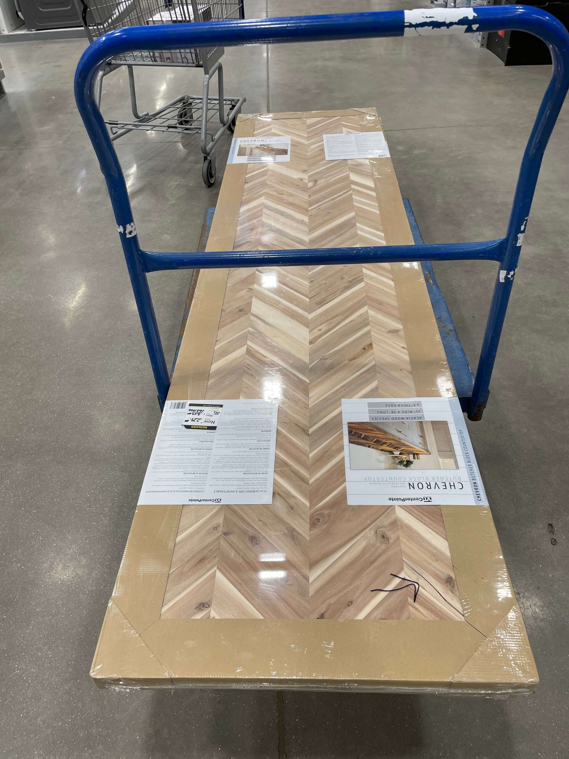 Cottage Charm with a Twist Why I Chose a Chevron Butcher Block