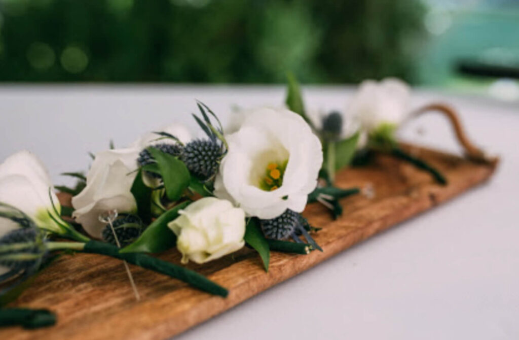 White Lisianthus for wedding flowers