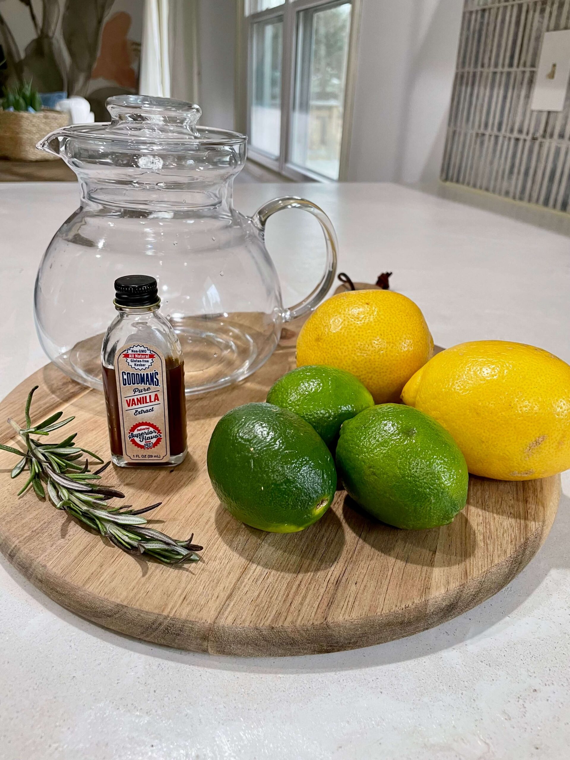 Ingredients for a Spring Citrus Simmer Pot