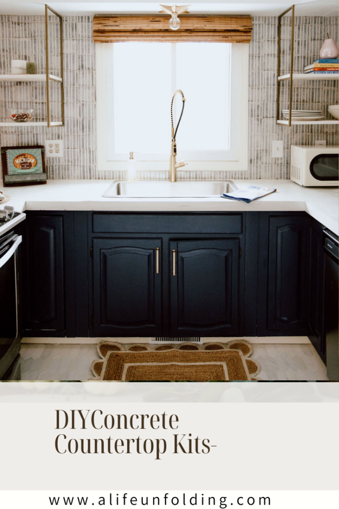 Pin for DIY White Concrete Countertops