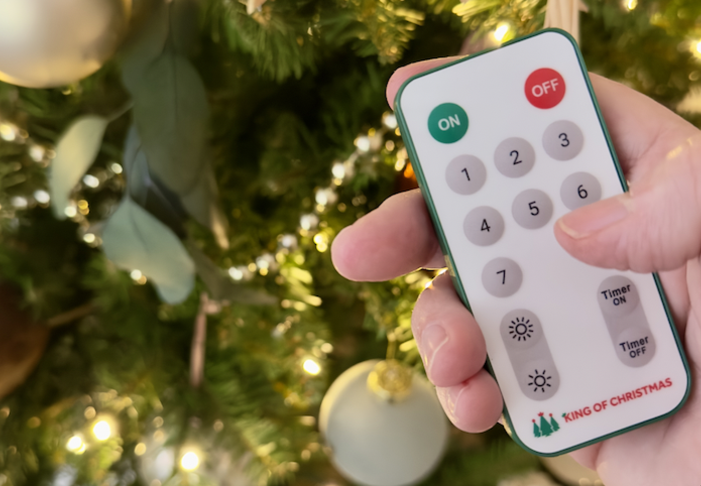 Reviewing My King Of Christmas Tree- Yorkshire Fir Tree with Lights ...