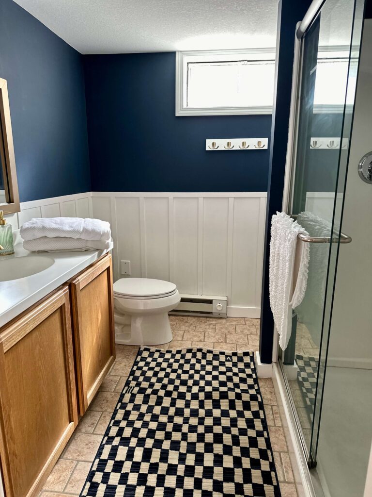 Budget Bathroom Makeover for less than 500.00 dollars.