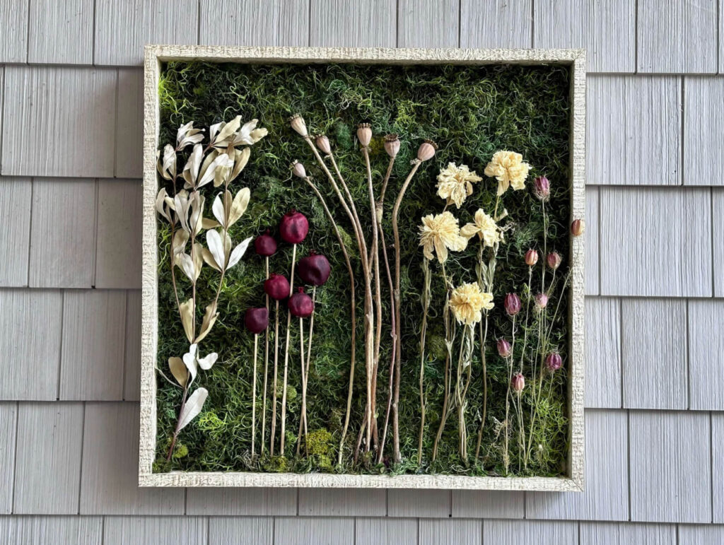 Dried Flower Wall Art. Anthropologie-Inspired. 