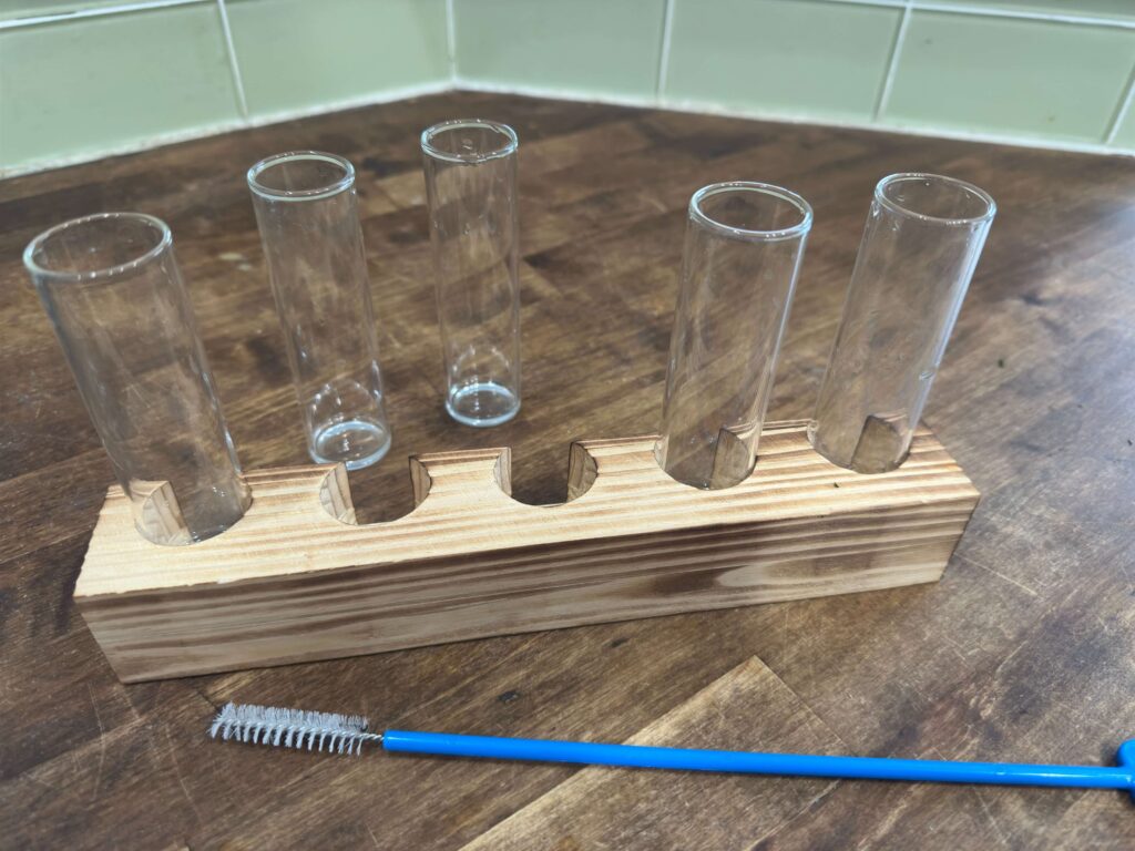 Test Tube Flower Vases from Amazon