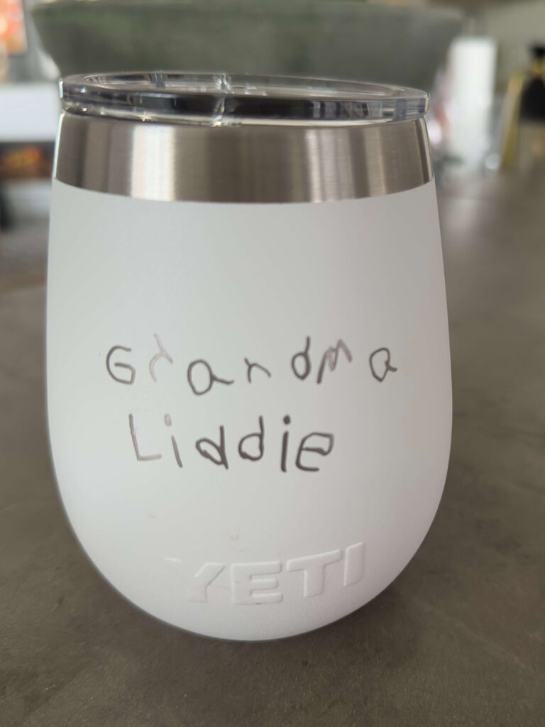 Yeti Wine Tumbler Personalized for Grandma