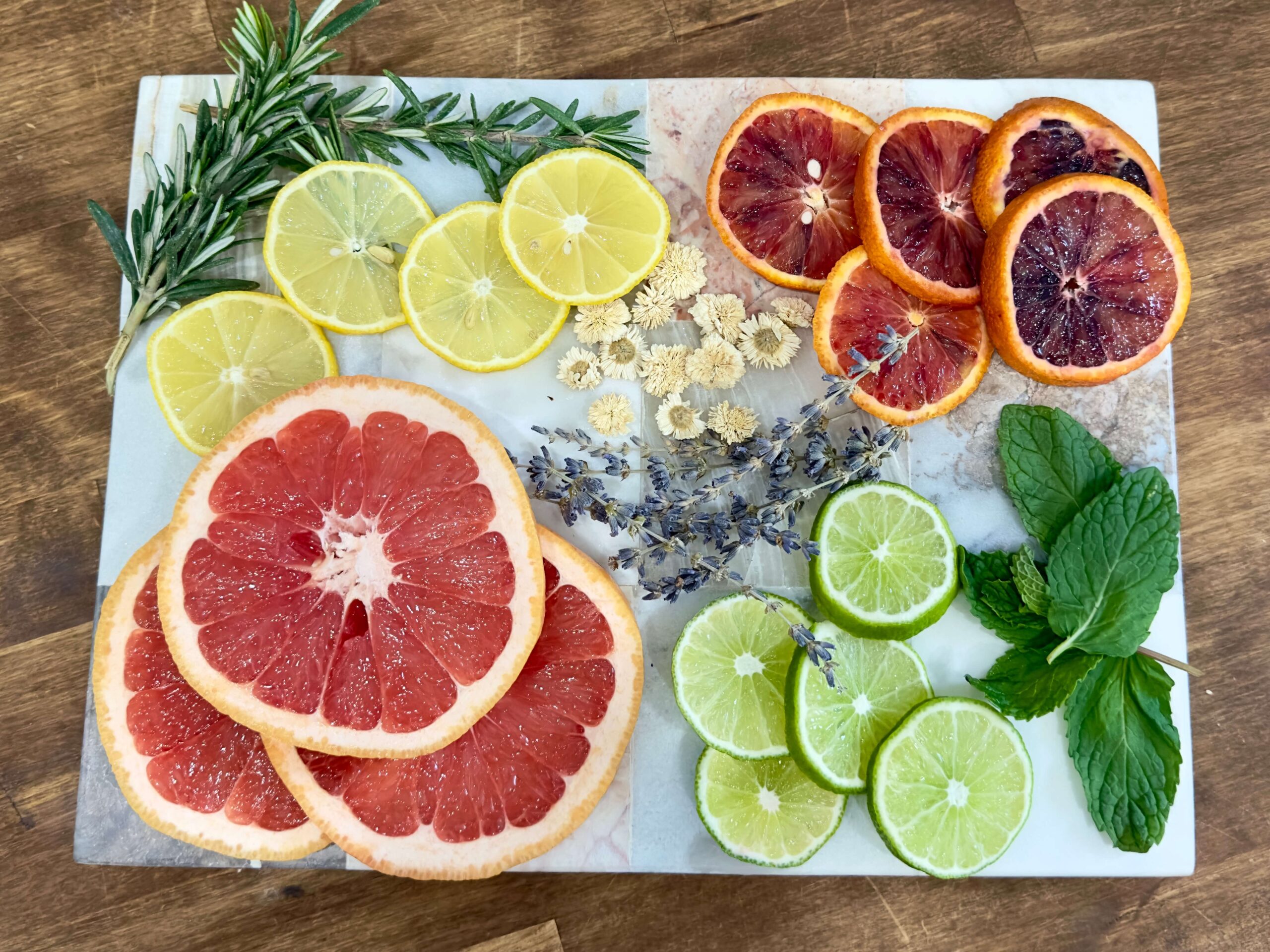 Ingredients for a Citrus Simmer Pot for Summer