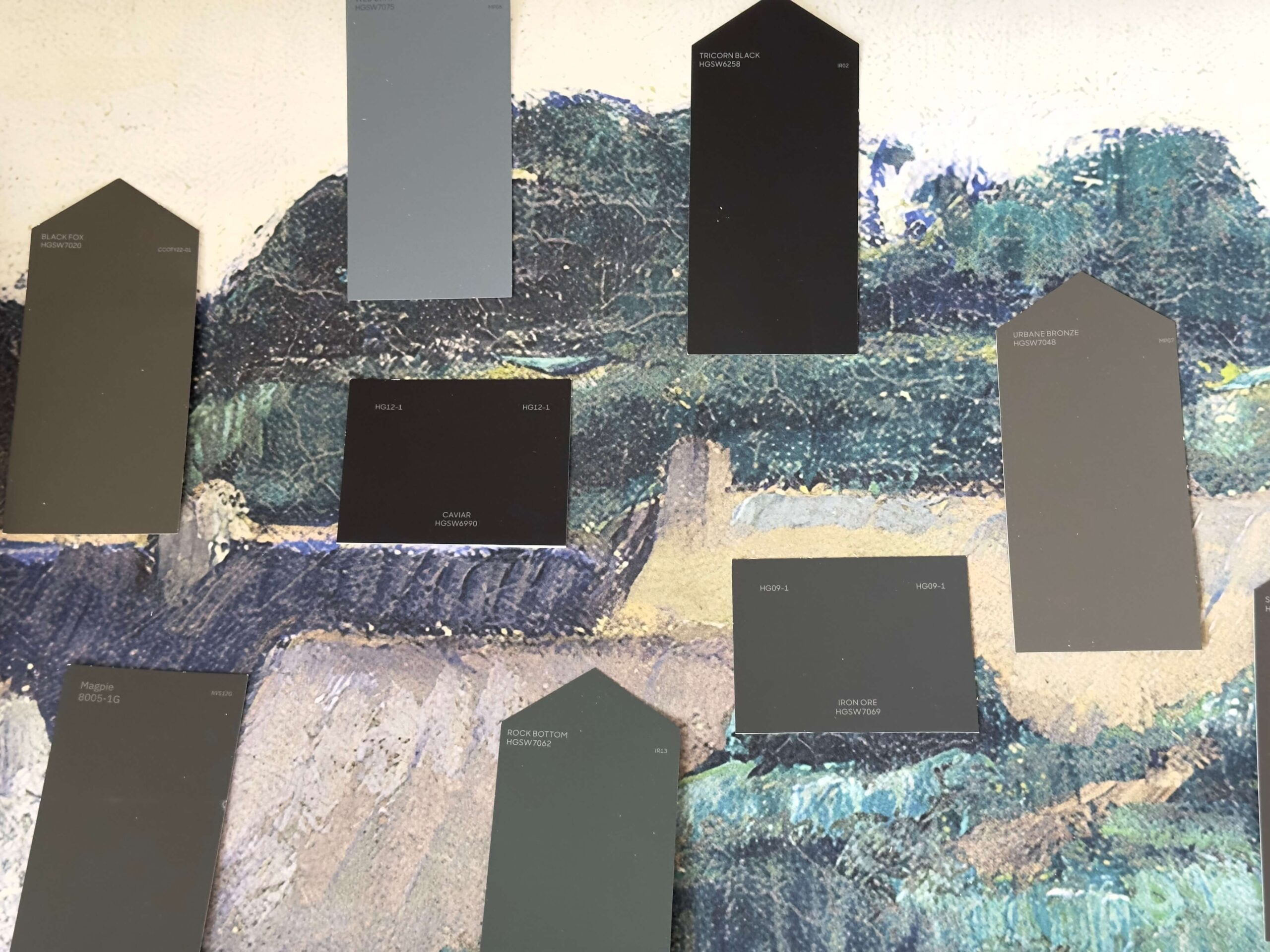 Choosing a moody paint color for the entryway