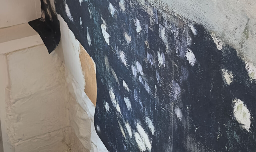 DIY Wall Mural Mistake (and how we fixed it).