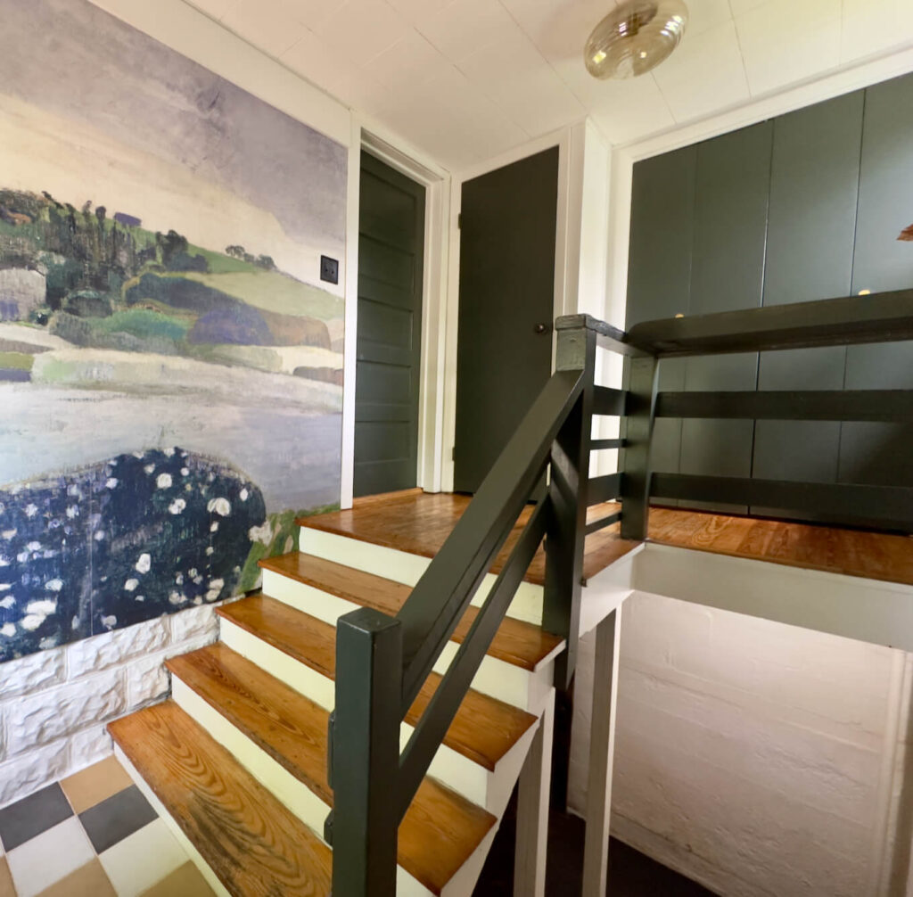  Back Entryway Glow-Up: SW Rock Bottom Doors Before & After