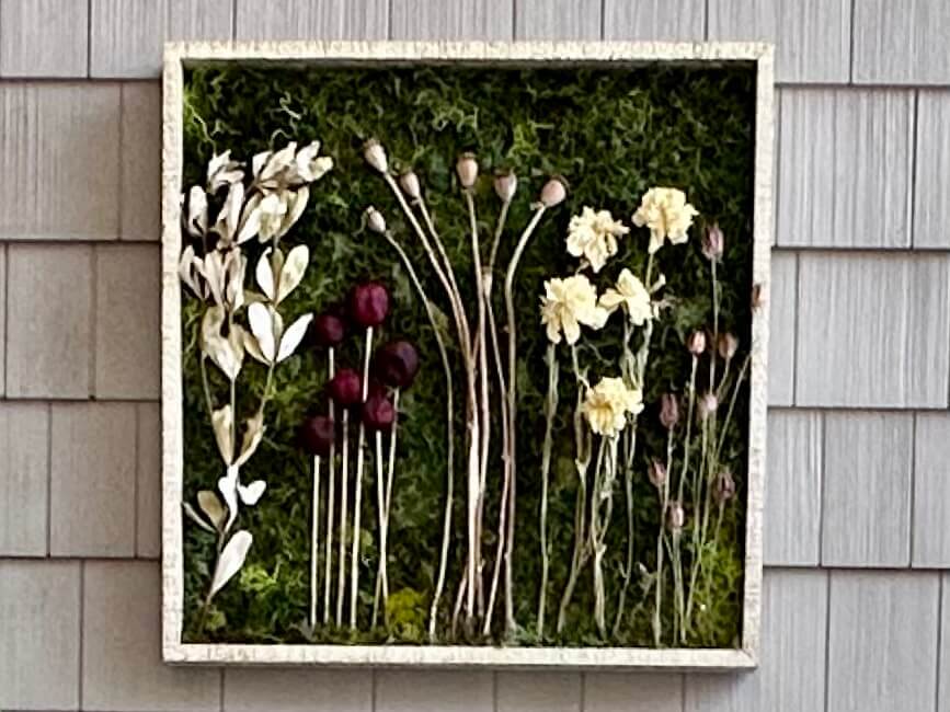 DIY Dried Flower Wall Art