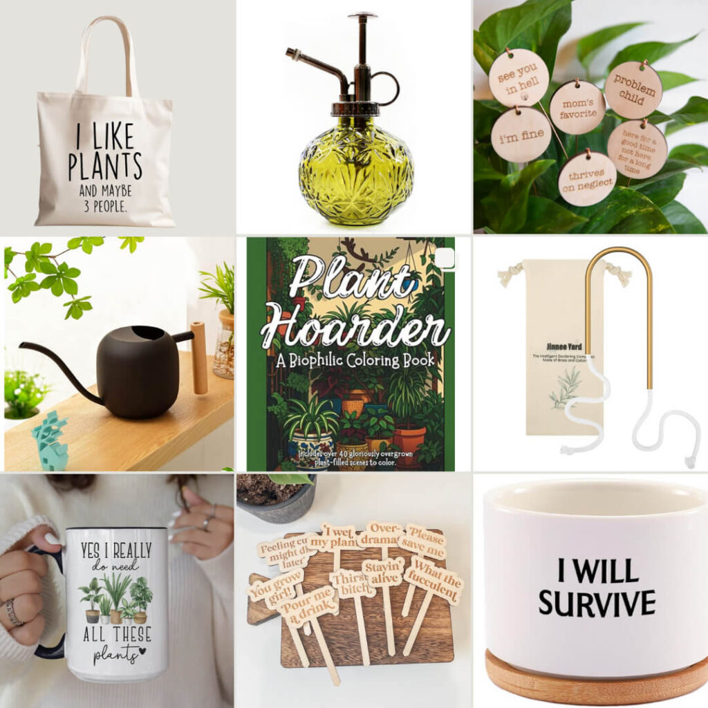 Gift guide for Plant lovers featuring items for 20.00 or less.