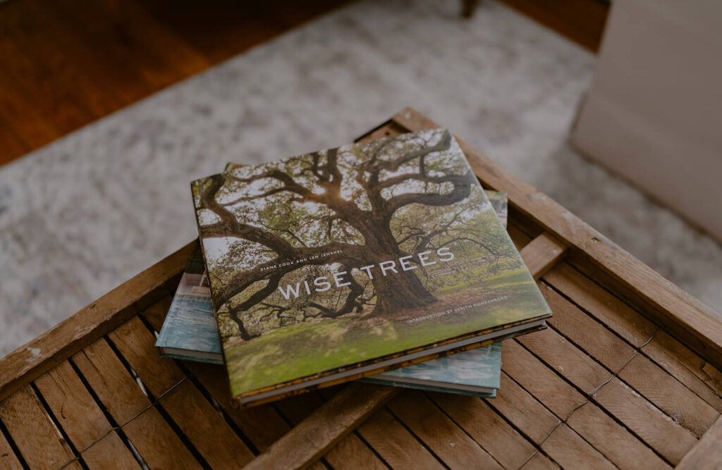 Home decor Books on vintage crate