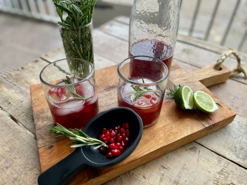 Apple Cider Pomegranate Spritz Recipe