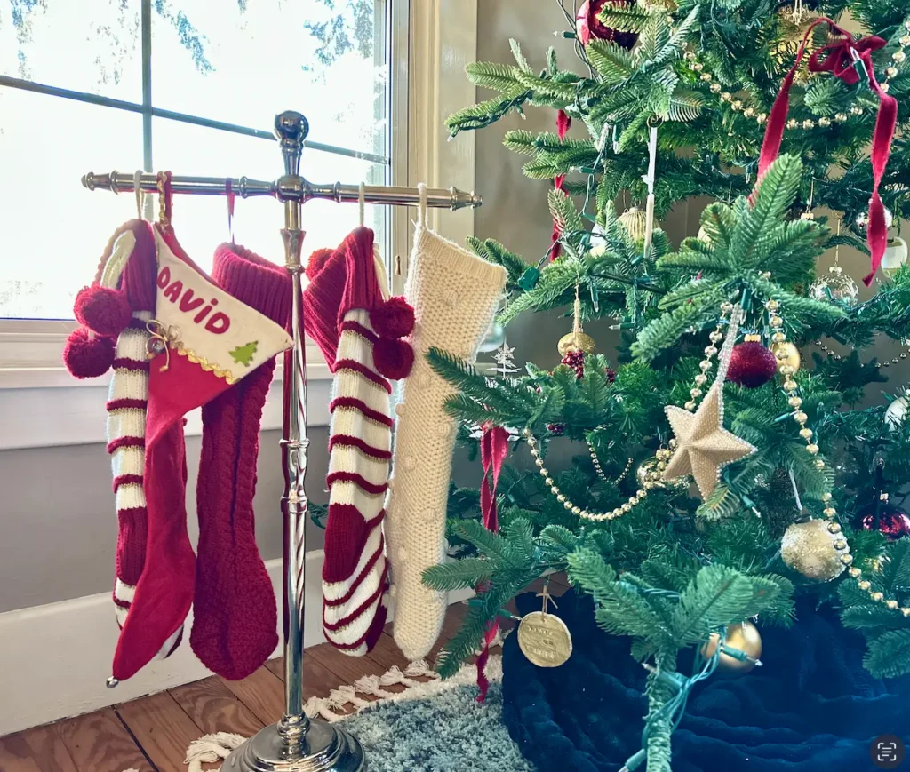 Unique ways to Hang Christmas Stockings without a mantle