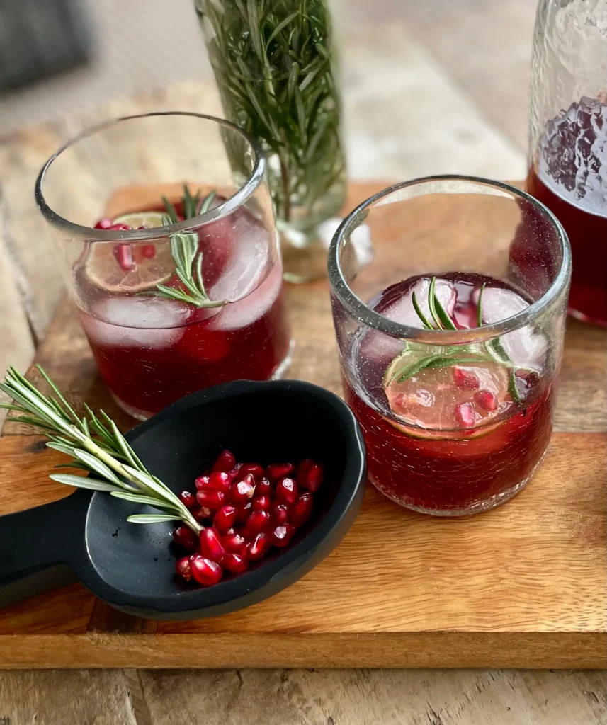 Apple Cider Pomegranate Spritz