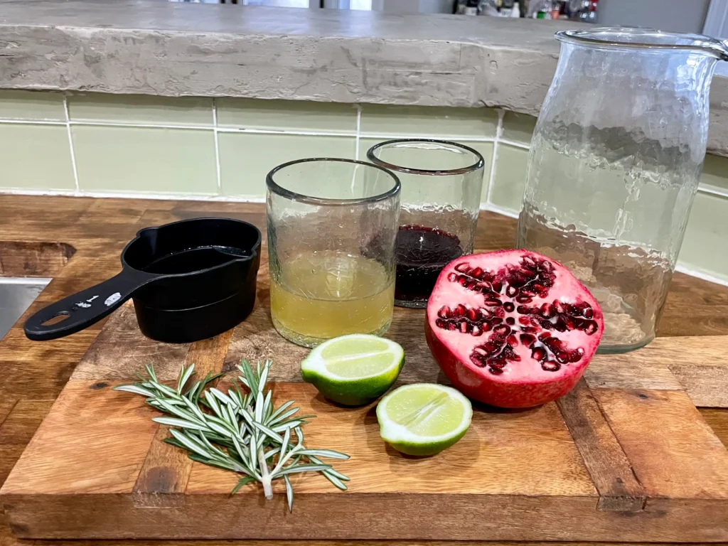 Apple Cider Pomegranate Spritz