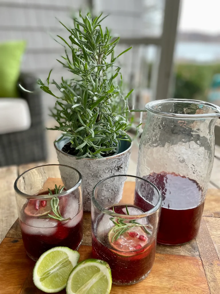 Apple Cider Pomegranate Spritz