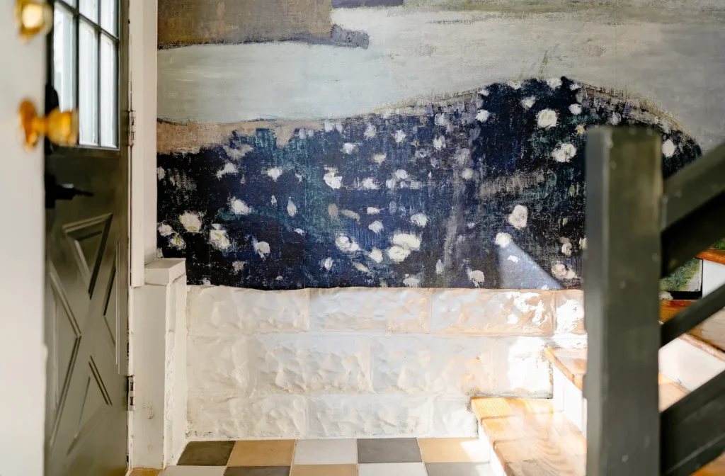 Rebel Walls Wall Mural in an entryway