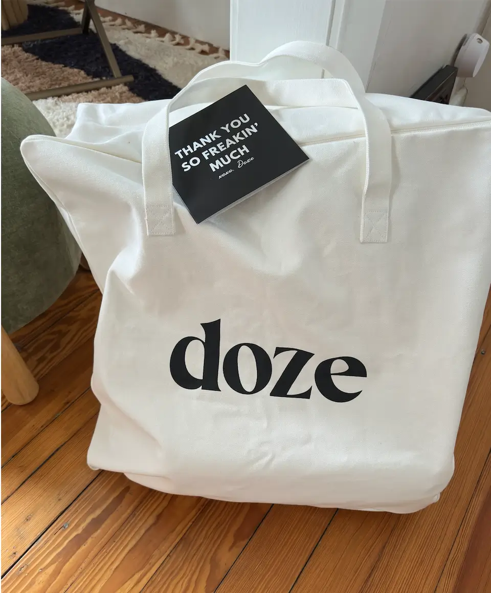 Doze White Duvet Cover