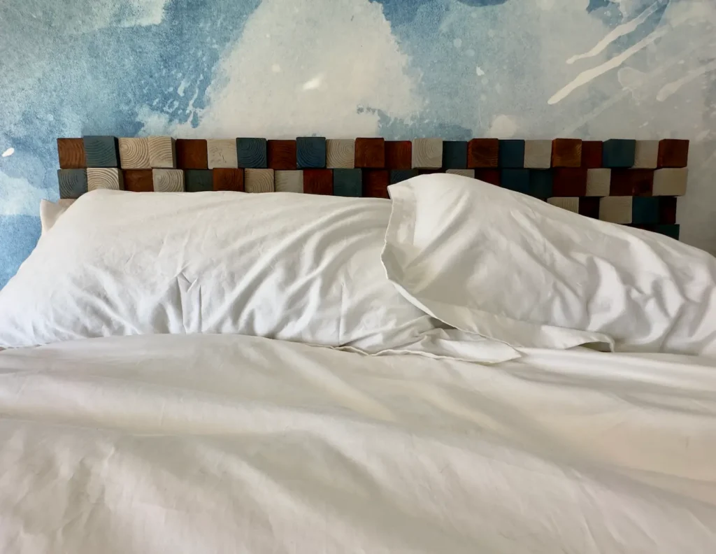 Headboard with a Luxe Duvet Cover from Doze Bedding