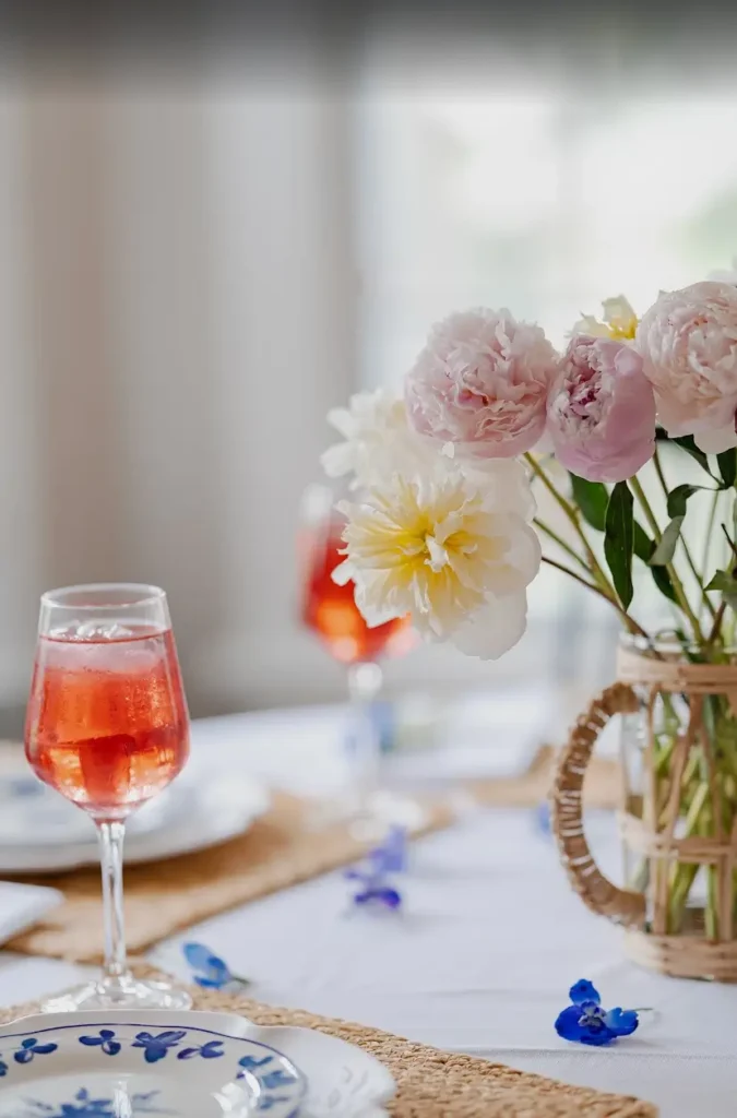 Beautiful Peonies in a vase from 1-800-flowers Makes a stunning Mother's Day Centerpiece. 