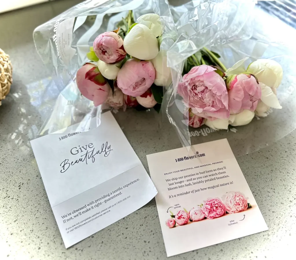Peony Bouquets from 1-800-Flowers