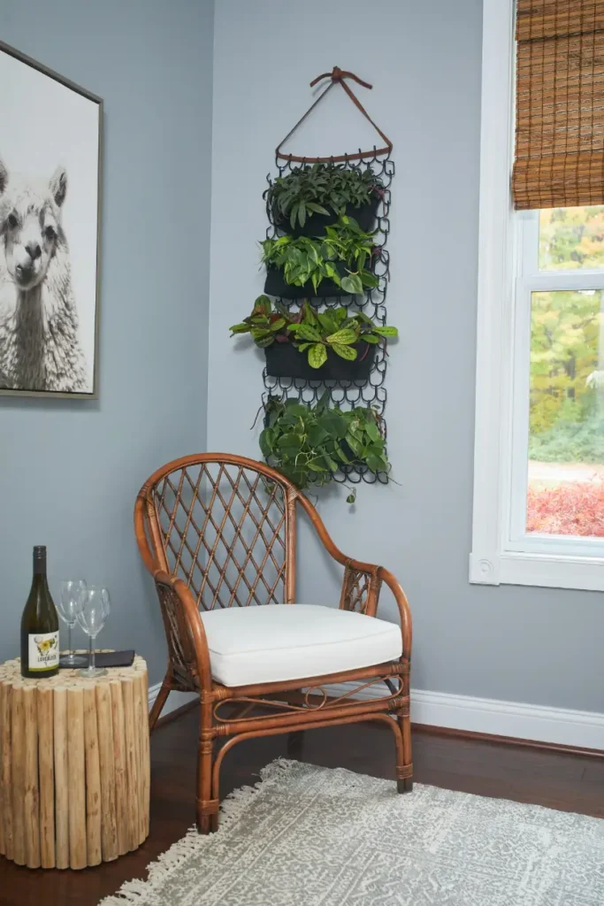 Wall planter made with a vintage drag.