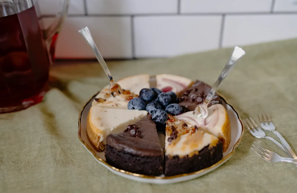 Mini Cheesecake for Mother's Day Brunch.