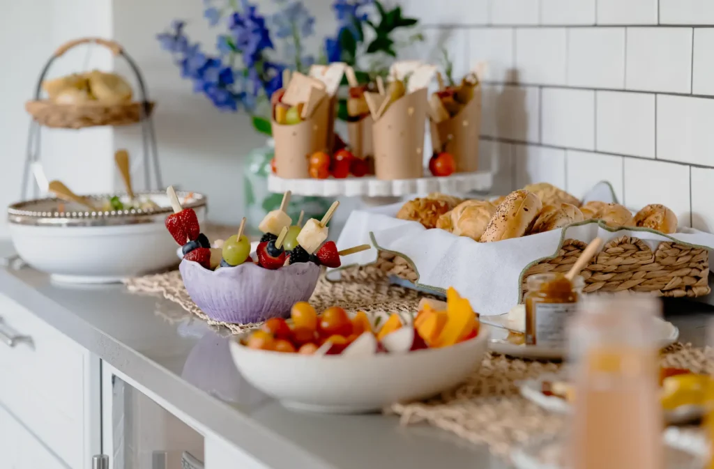 Mother's Day Brunch Spread with items from Aldi.