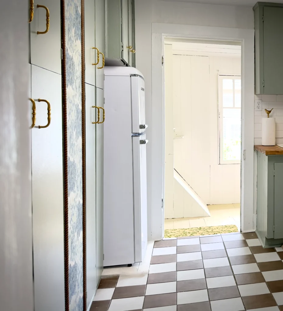 Details of an English Cottage Kitchen Remodel.